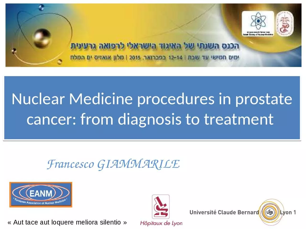 Nuclear Medicine procedures in prostate cancer: from diagnosis to treatment