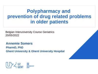 Polypharmacy   and   prevention of drug