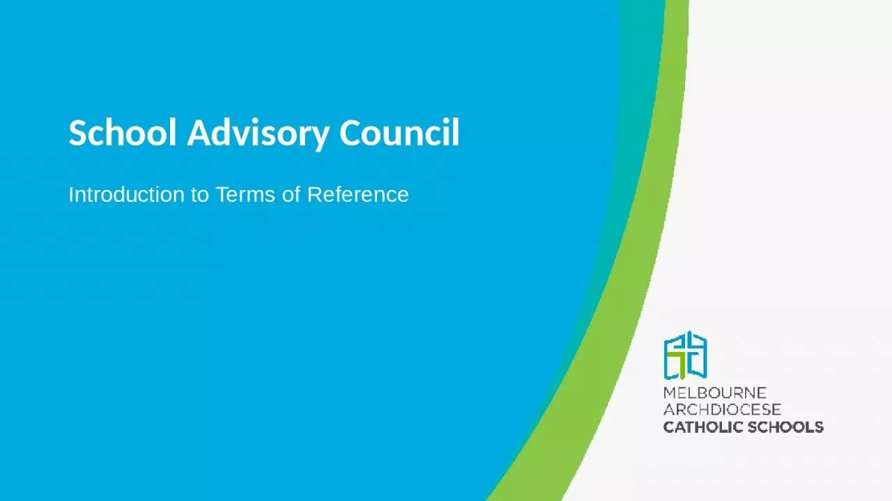 School Advisory Council Introduction to Terms of Reference