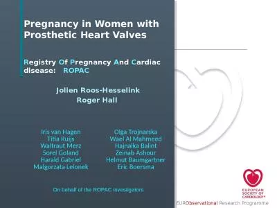 Pregnancy in Women with Prosthetic Heart Valves