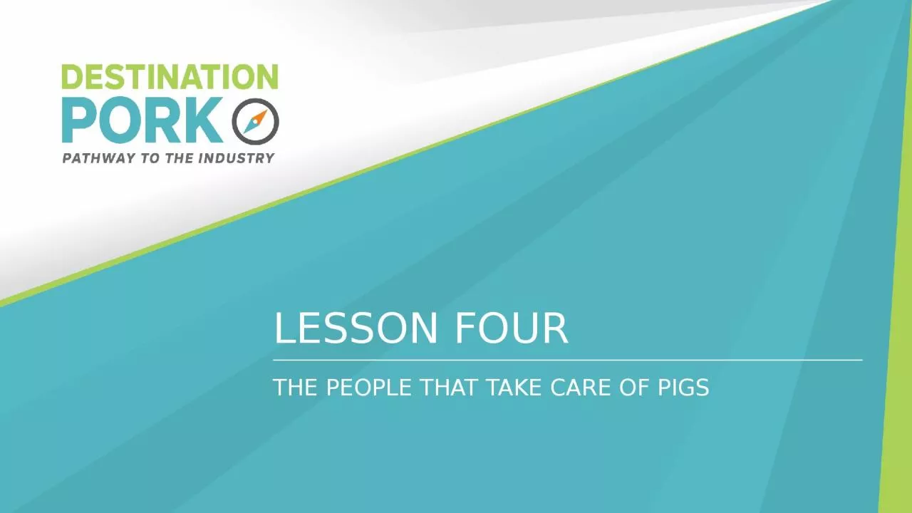 PPT-The people that take care of pigs