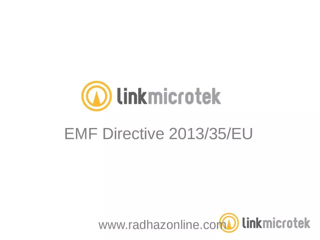 PPT-EMF Directive 2013/35/EU