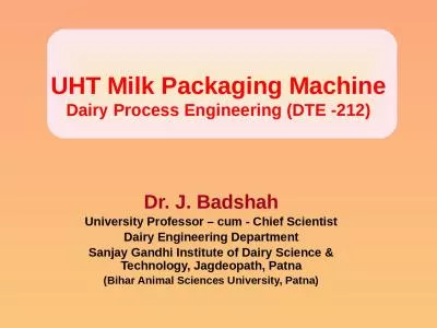 UHT Milk Packaging Machine