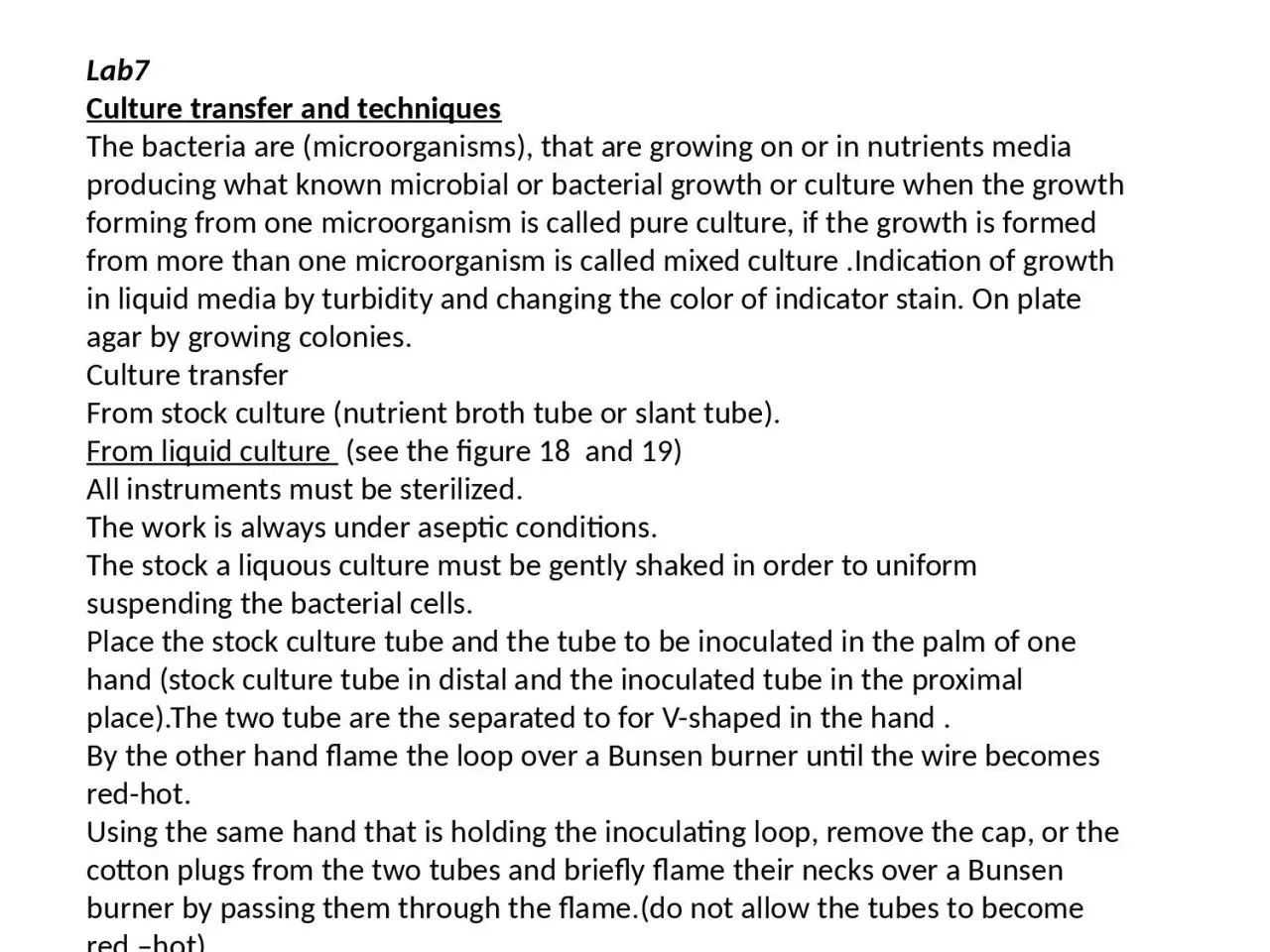 PPT-Lab7 Culture transfer and techniques