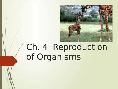 Ch. 4  Reproduction of Organisms