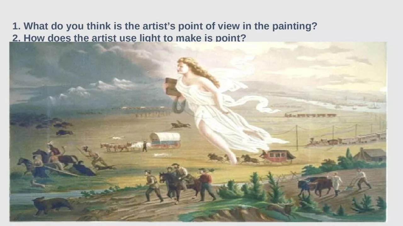 PPT-1. What do you think is the artist’s point of view in the painting?