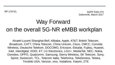 Way Forward  on the overall 5G-NR