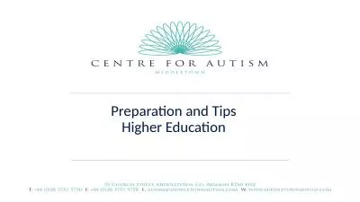 Preparation and Tips Higher