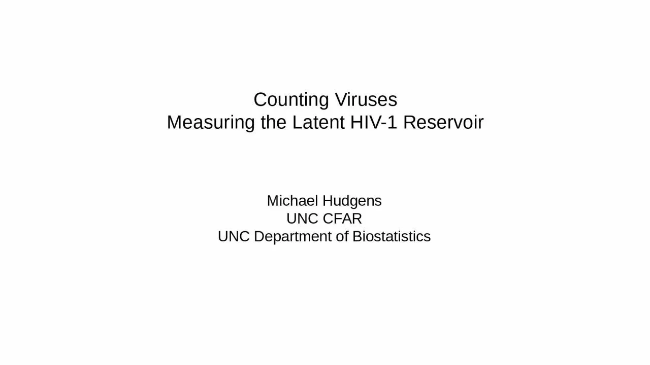 PPT-Counting Viruses Measuring the Latent HIV-1 Reservoir