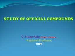 G. Naga  Raju   M.Tech ,