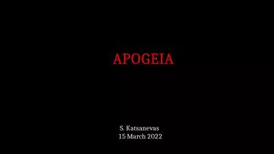 S.  Katsanevas    15 March 2022