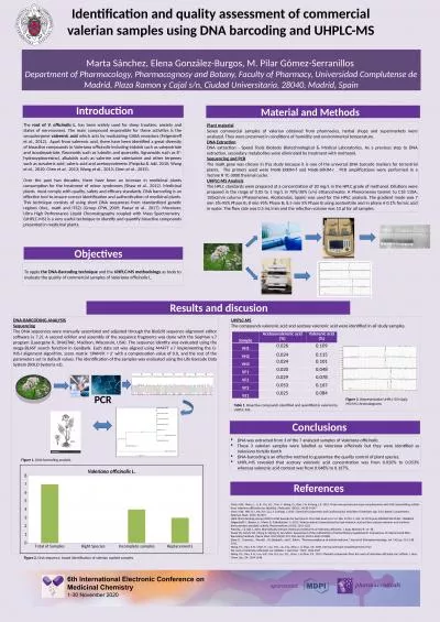 Identification and quality assessment of commercial valerian samples using DNA barcoding and UHPLC-