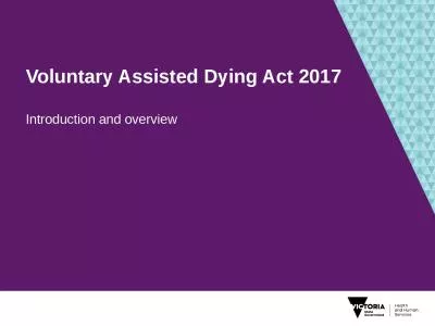 Voluntary Assisted Dying Act 2017