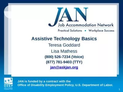 Assistive Technology Basics