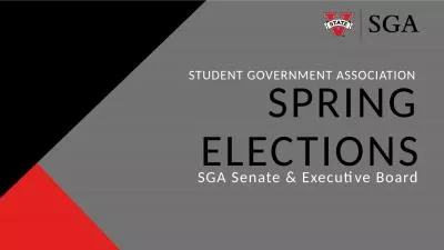 STUDENT GOVERNMENT ASSOCIATION 