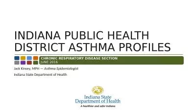 Indiana Public Health District Asthma Profiles