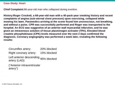 Circumflex artery: 20% blocked