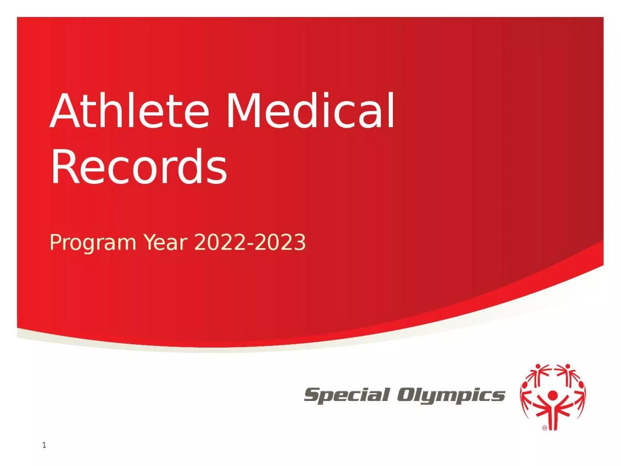 PPT-Athlete Medical Records Program Year 2022-2023