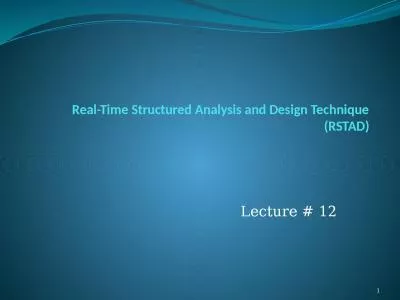 Real-Time Structured Analysis and Design Technique (RSTAD)
