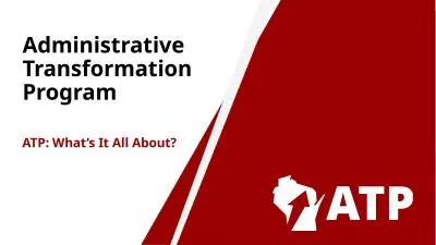 Administrative Transformation Program