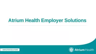 Atrium Health Employer Solutions