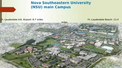 Nova Southeastern University (NSU) main Campus