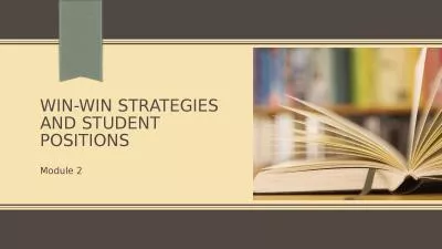 Win-Win Strategies and Student Positions