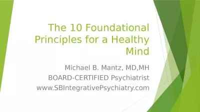 The 10 Foundational Principles for a Healthy