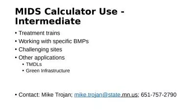 MIDS Calculator Use - Intermediate