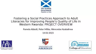 Fostering a Social Practices Approach to Adult Literacies for Improving People’s Quality