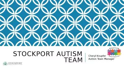 Stockport Autism Team Cheryl Knupfer