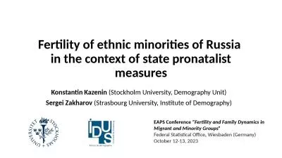 Fertility of ethnic minorities of Russia
