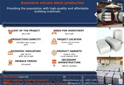 Termez  FEZ Autoclave silicate block production