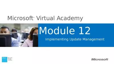 Module  1 2 Module Overview