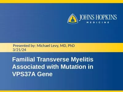 Familial Transverse Myelitis Associated with Mutation in VPS37A Gene