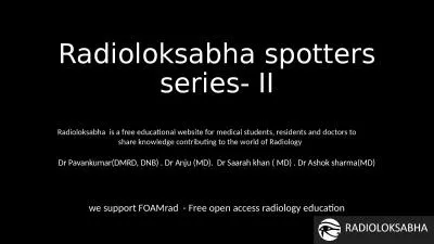 Radioloksabha  spotters series- II