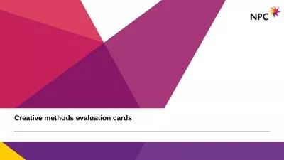 Creative methods evaluation cards