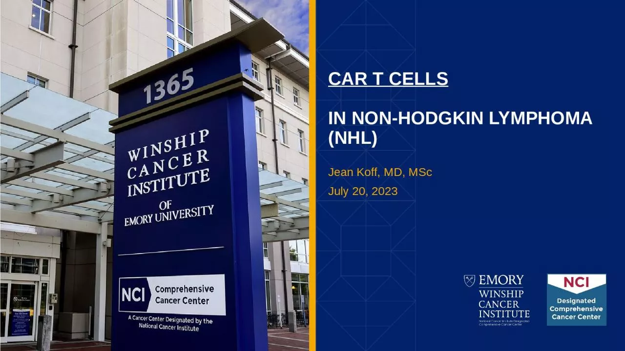 PPT-CAR T Cells in non-Hodgkin lymphoma (NHL)