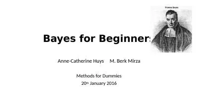 Bayes for Beginners Anne-Catherine