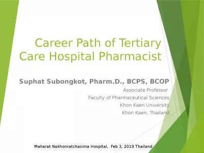 Career Path of  T ertiary