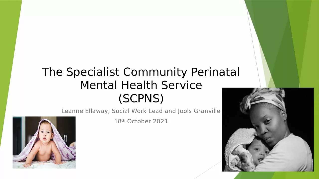 PPT-Leanne Ellaway, Social Work Lead and Jools Granville