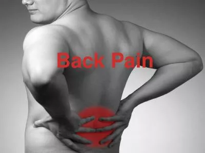 Back  P ain The back pain