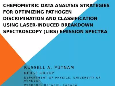 Chemometric Data Analysis Strategies for Optimizing Pathogen Discrimination and Classification