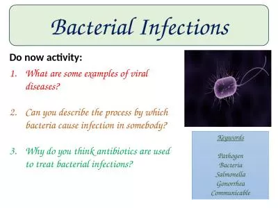 Bacterial Infections Keywords