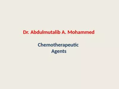 Dr. Abdulmutalib A. Mohammed