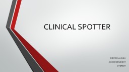 CLINICAL SPOTTER DR POOJA VENU