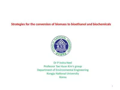 1 Strategies for the conversion of biomass to bioethanol and