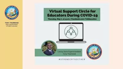 Virtual Support Circle for Educators During COVID-19