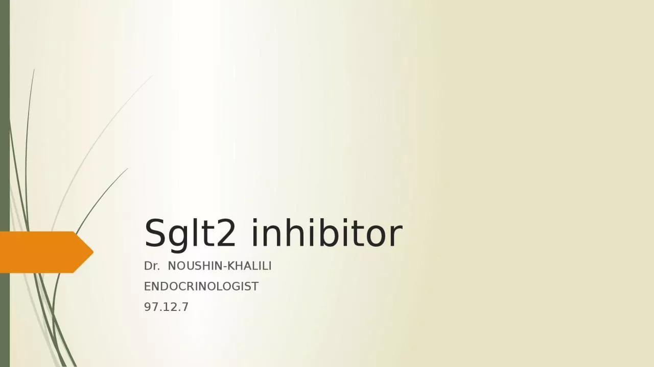 PPT-Sglt2 inhibitor Dr. NOUSHIN-KHALILI