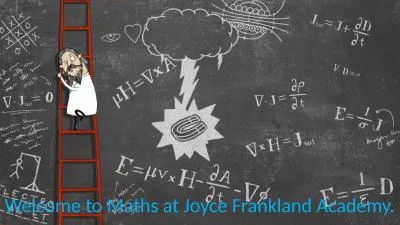 Welcome to Maths at Joyce Frankland Academy.